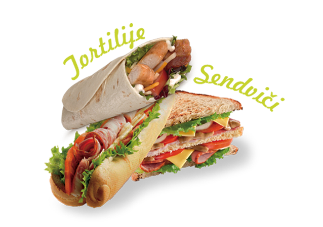 Izbirajte med številnimi sendviči, sveže narejenimi ob vašem naročilu. Izberite si pravi sendvič tukaj!